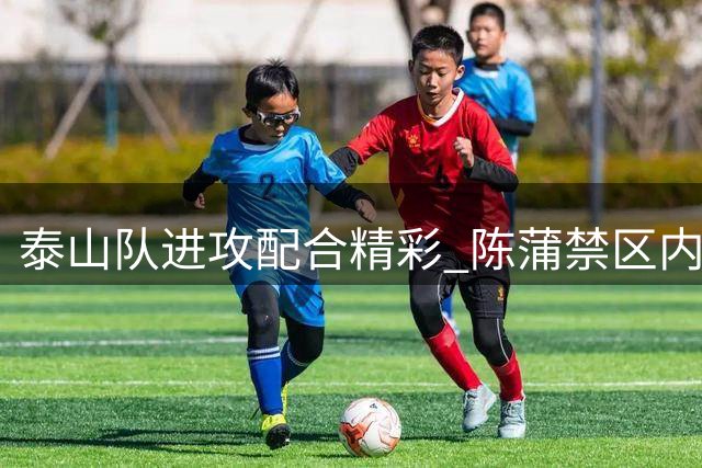 泰山队进攻配合精彩 陈蒲禁区内射门差之毫厘
